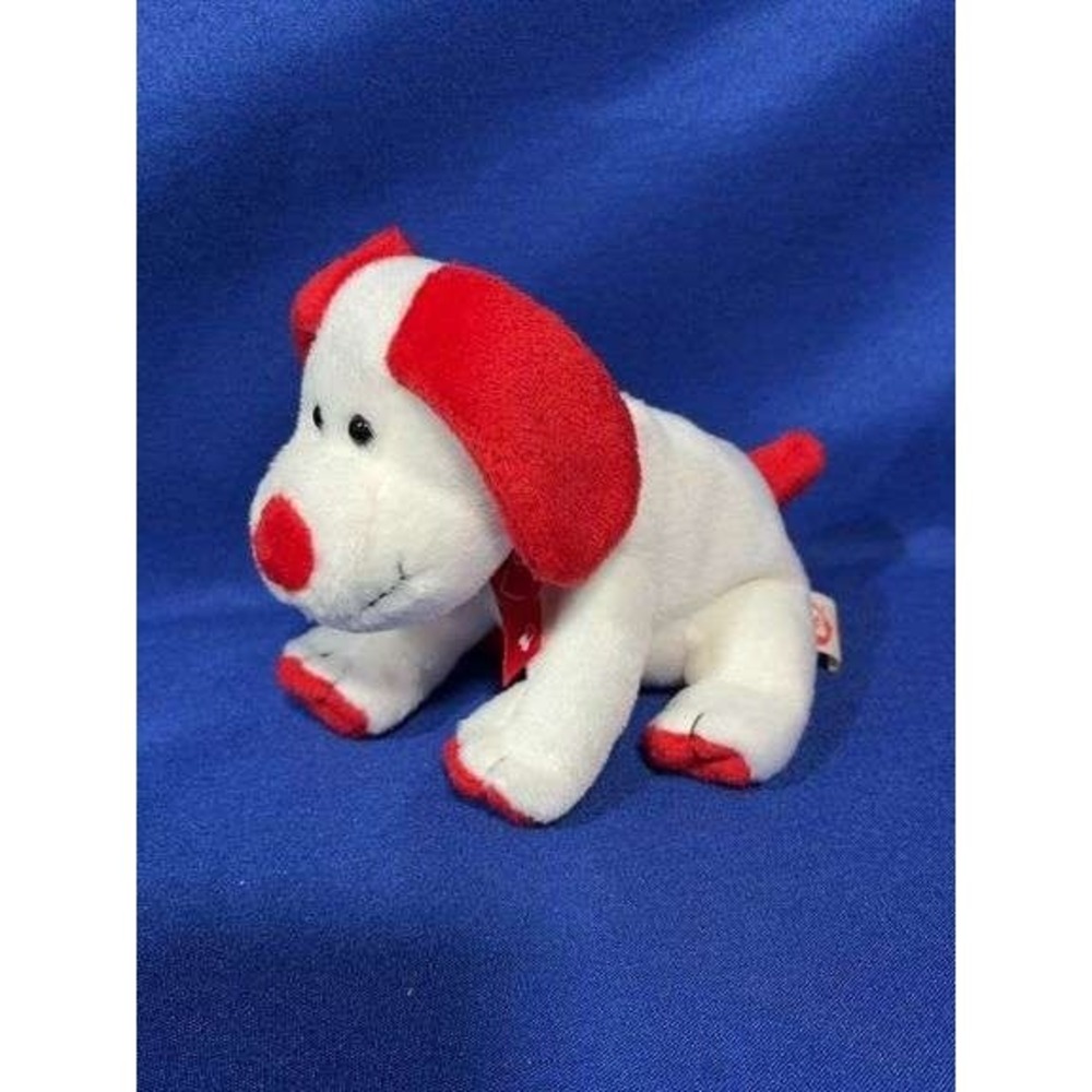 Ty Beanie Baby HEARTBEAT Dog Year 2004 Puppy Plush Valentine's Day